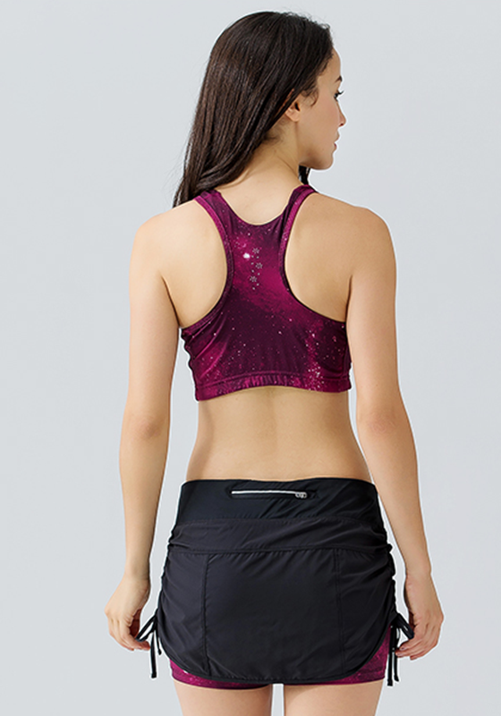 2 in 1 Drawstring Zipper Shorts 2 in 1 Drawstring Zipper Shorts